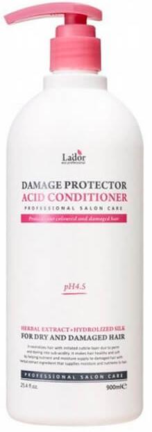 Кондиционер для поврежденных волос Damaged Protector Acid Conditioner, 900мл Lador