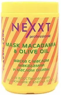 Маска для волос с маслом макадамии и маслом оливы, 1000мл Nexxt