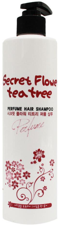 Шампунь для волос парфюмированный Secret Flower Teatree Perfume Shampoo, 500мл Bosnic