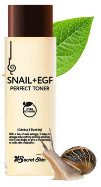 Тонер для лица с экстрактом улитки Snail+egf Perfect Toner, 150мл Secret Skin