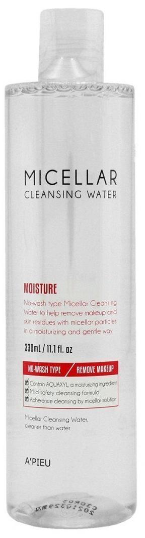 Мицеллярная вода для снятия макияжа Micellar Cleansing Water (Moisture), 330 мл A'Pieu