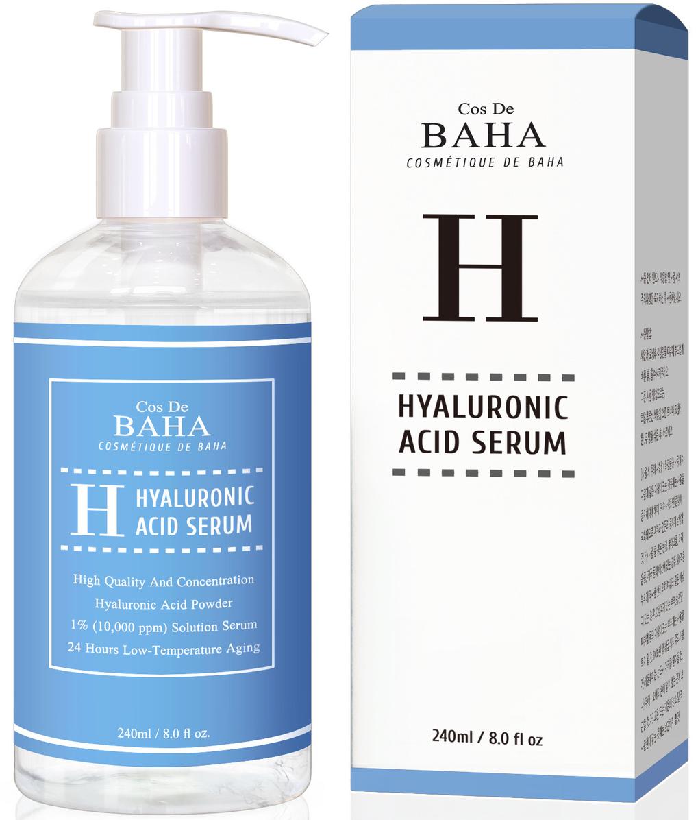 Сыворотка для лица Hyaluronic Acid Serum, 240мл Cos De Baha