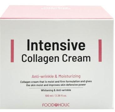 Крем для лица антивозрастной функциональный с коллагеном Intensive Collagen Cream, 100мл FoodaHolic