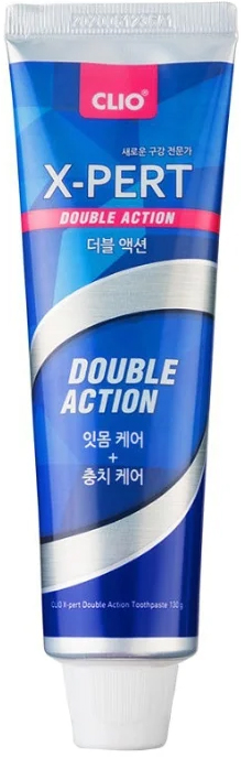 Зубная паста Expert Toothpaste Double Action,130г Clio