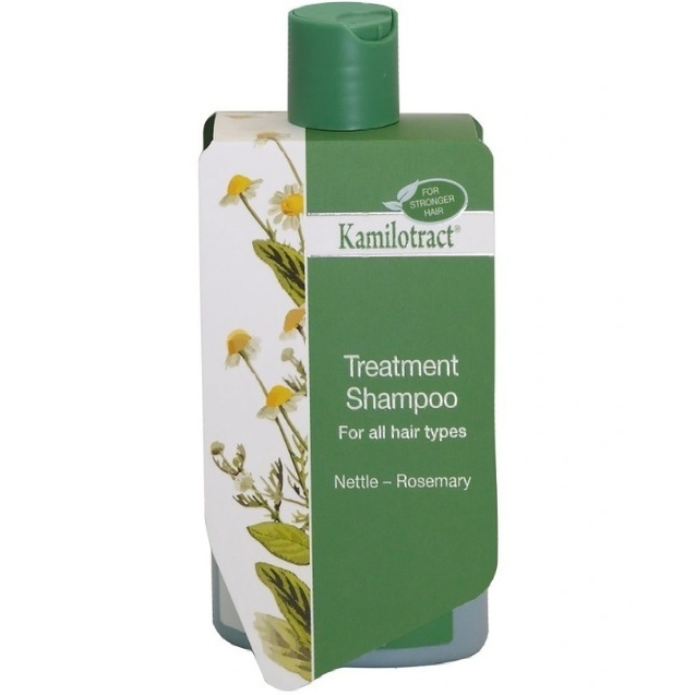 Шампунь для волос от выпадения на основе крапивы Treatment Shampoo, 400мл Kamilotract