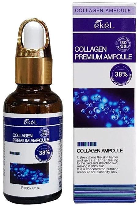 Сыворотка для лица ампульная с коллагеном Premium Ampoule Collagen, 30мл Ekel