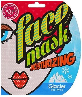 Маска для лица питательная Glacier Moisturizing Mask, с талой ледниковой водой, 25мл Bling Pop