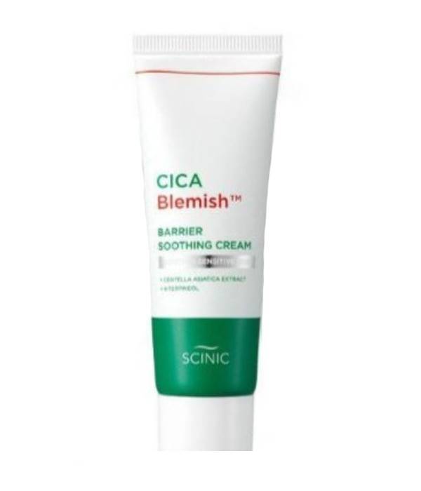 Крем для лица Cica Blemish Barrier Soothing Cream, 50мл Scinic