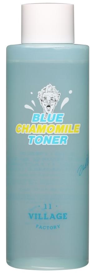 Тонер успокаивающий с экстрактом голубой ромашки Blue Chamomile Toner, 250мл Village 11 Factory