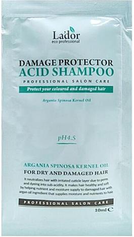 Шампунь для волос с аргановым маслом Damaged Protector Acid Shampoo, пробник, 10мл Lador