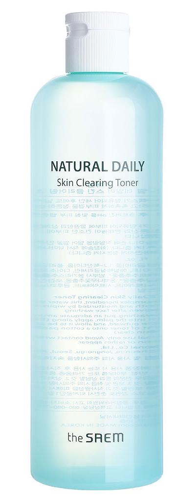 Тонер для лица очищающий Natural Daily Skin Clearing Toner, 500мл The Saem