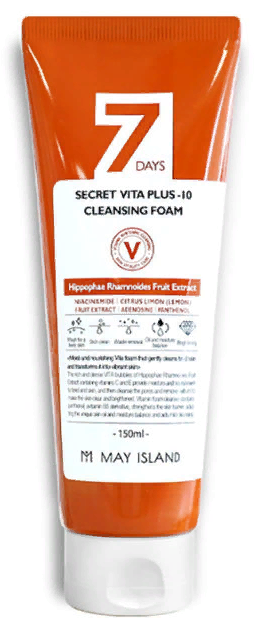 Пенка для лица 7 Days Secret Vita Plus-10 Cleansing Foam, 150мл May Island