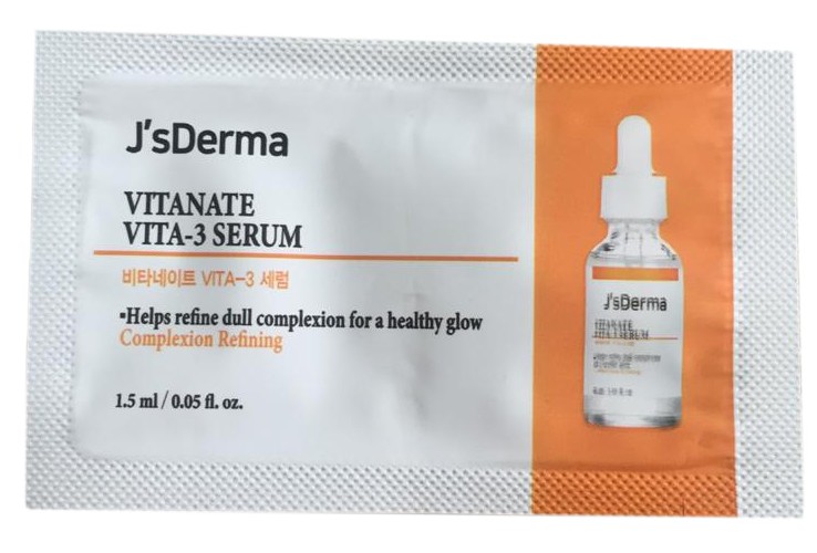Сыворотка с ниацином выравнивающая тон Vitanate Vita-3 Serum, 1,5мл JsDerma