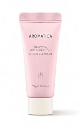 Пенка для умывания Reviving Rose Infusion Cream Cleanser, 20мл Aromatica
