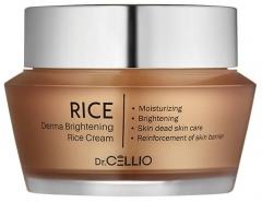 Крем для лица Derma Brightning Rice Cream, 50мл Dr.Cellio