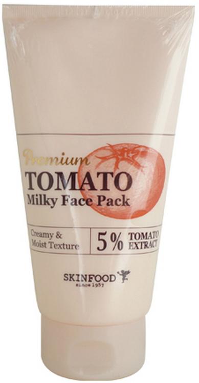 Маска для лица с экстрактом томата Premium Tomato Milky Face Pack Skinfood