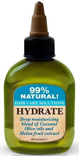 Масло для волос натуральное 99% Natural Hair Care Solutions, 75мл Difeel