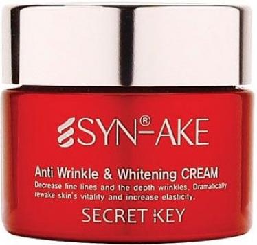 Крем для лица с пептидом змеиного яда Syn-ake Anti Wrinkle & Whitening Eye Cream, 50г Secret Key