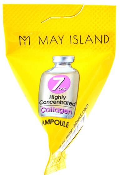 Сыворотка для лица с коллагеном 7Days Collagen Ampoule, 3мл May Island