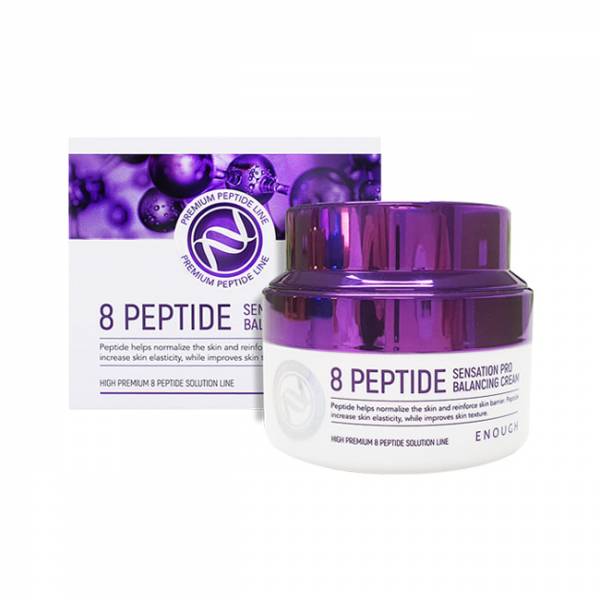 Крем для лица с пептидами 8 Peptide Sensation Pro Balancing Cream, 50мл Enough