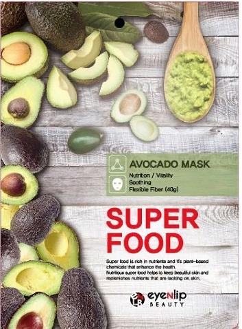 Маска для лица тканевая Super Food Mask, 23мл Eyenlip