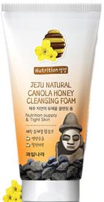 Пенка для умывания Jeju Natural Cleansing Foam, рапсовый мед Welcos