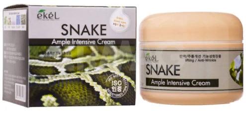 Крем для лица с пептидом змеиного яда Ample Intensive Cream Snake, 100мл Ekel
