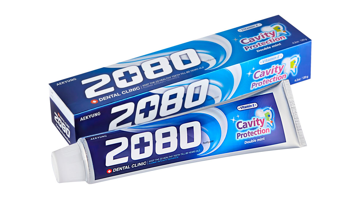 Зубная паста натуральная мята 2080, 120г Aekyung