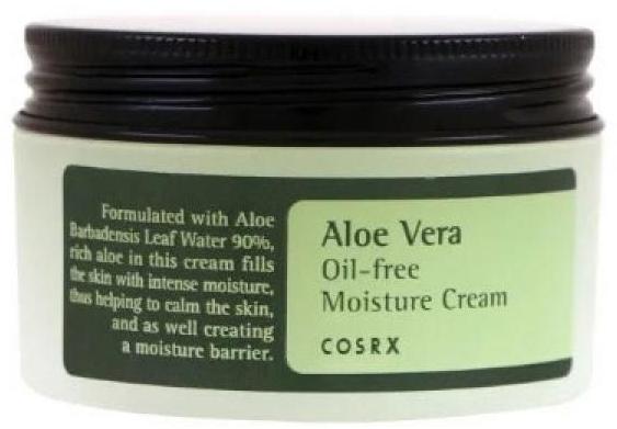 Гель крем для лица увлажняющий с алоэ Aloe Vera Oil Free Moisture Cream, 100г CosRx