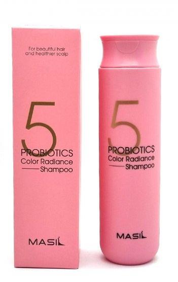 Шампунь для волос 5 Probiotics Color Radiance Shampoo, 300мл Masil