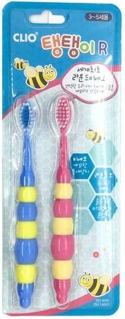 Зубная щетка набор детский Tangtani Normal 2, 2шт Clio