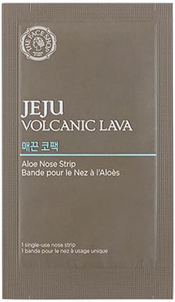 Патчи для носа очищающие Jeju Volcanic Lava Pore Clear Nose Strip The Face Shop