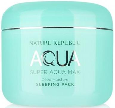 Маска для лица ночная Super Aqua Max Deep Moisture Sleeping Pack, 100мл Nature Republic