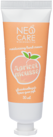 Крем для рук Apricot Mousse, увлажняющий, 30мл Neo Care