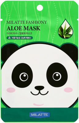 Маска тканевая с экстрактом алоэ Fashiony Aloe Mask Sheet Milatte