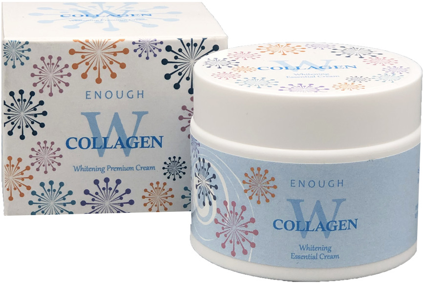 Крем для лица с коллагеном  W Collagen Whitening Premium Cream, 50мл Enough