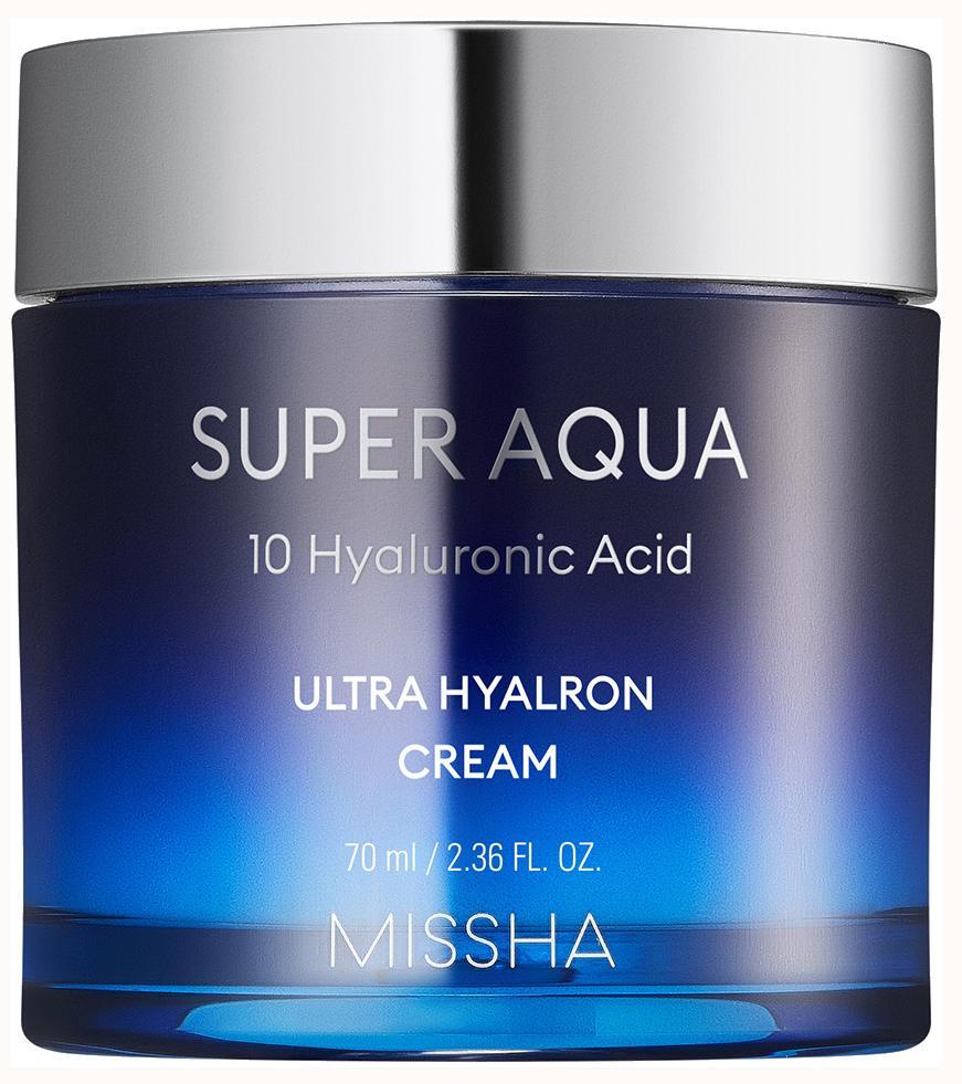 Крем увлажняющий Super Aqua Ultra Hyalron Cream 70мл Missha