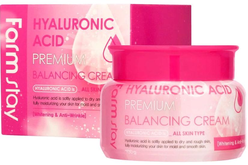 Крем балансирующий с гиалуроновой кислотой Hyaluronic Acid Premium Balancing Cream, 100мл FarmStay