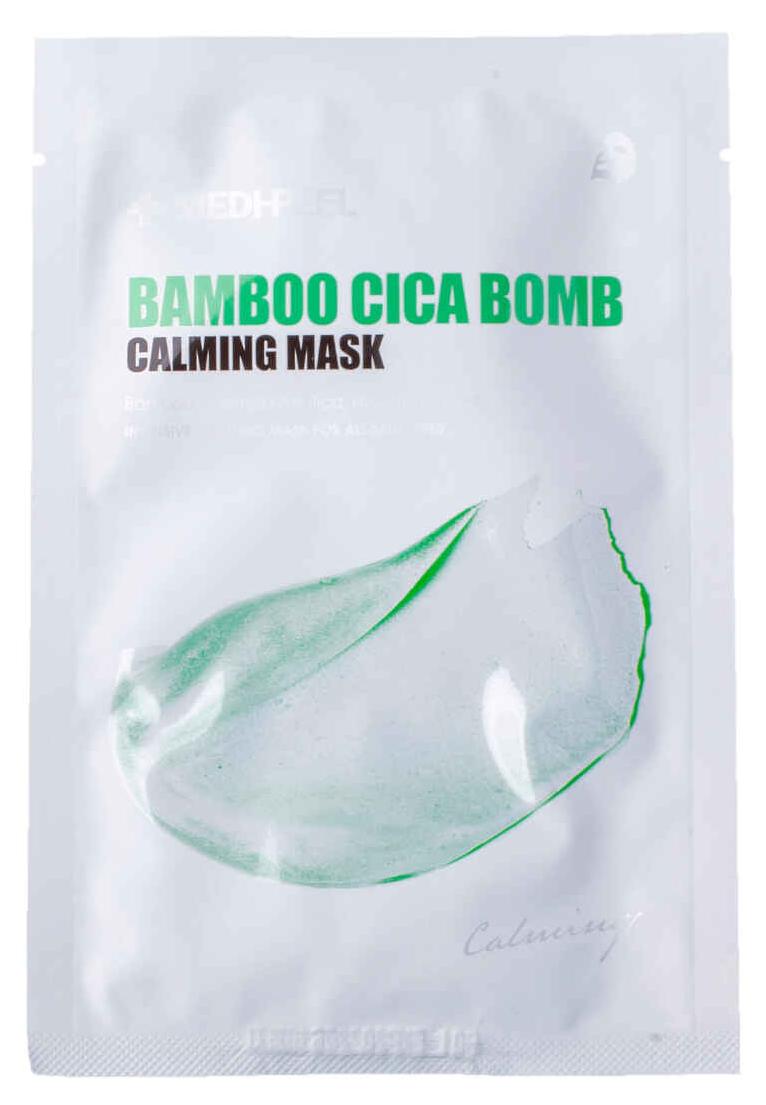 Маска для лица успокаивающая с центеллой и бамбуком Bamboo Cica Bomb Calming Mask, 23мл MEDI-PEEL