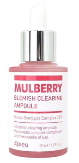 Сыворотка для для проблемной кожи лица Mulberry Blemish Clearing Ampoule, 30мл A'Pieu