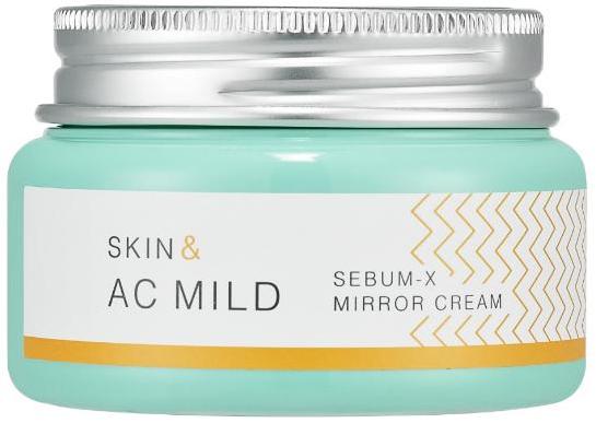Крем-гель для проблемной кожи Skin & AC Mild Sebum-X Mirror, 60мл Holika Holika