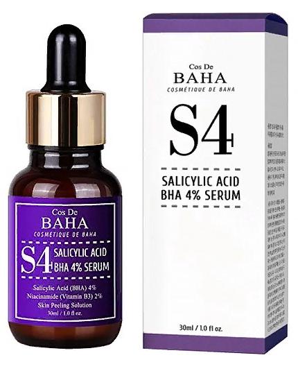 Сыворотка для лица Salicylic Acid 4% Serum, 30мл Cos De Baha