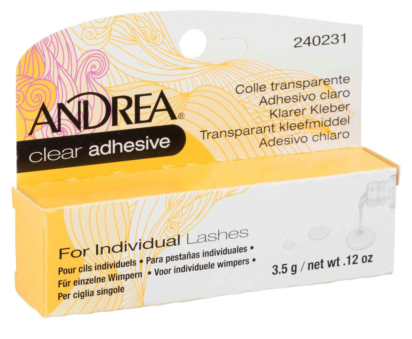 Клей для пучков прозрачный Clear Adhesive For Individual Lashes, 3,5г Andrea