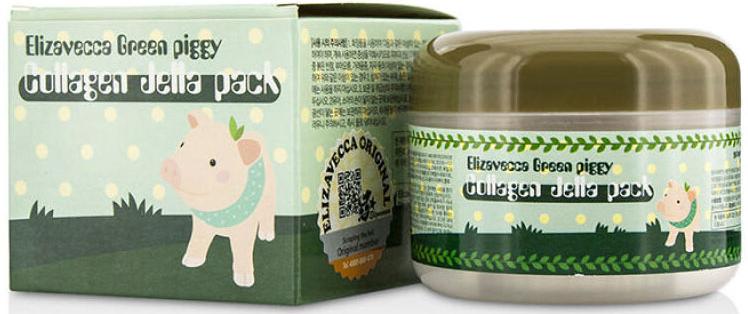Маска для лица Green Piggy Collagen Jella Pack, 100мл Elizavecca