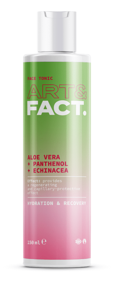 Тоник для лица увлажняющий и успокаивающий Lavandula + Aloe V + Echinacea, 150мл Art&Fact