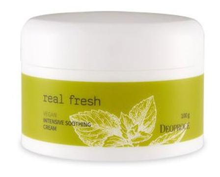 Крем для лица Real Fresh Vegan Intensive Soothing Cream, 100г Deoproce