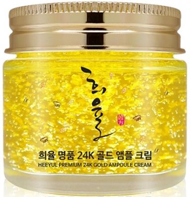 Крем для лица ампульный с экстрактом золота Heeyul Premium 24K Gold Ampoule Cream, 70мл Lebelage