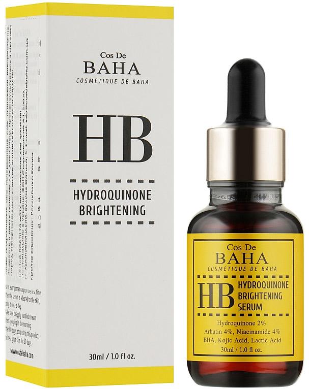Сыворотка для лица Hydroquinone 2% Serum, 30мл Cos De Baha