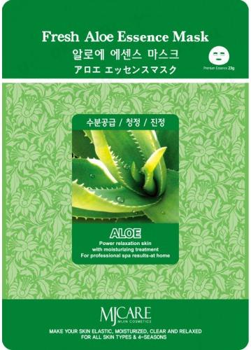 Маска тканевая Essence Mask Fresh Aloe, алоэ Mijin