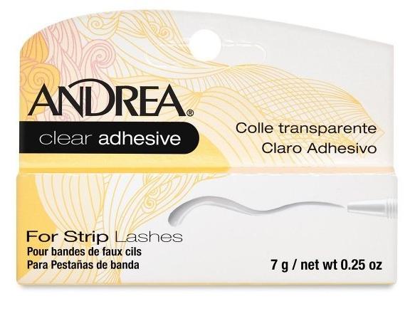 Клей для ресниц Clear Adhesive for Strip Lashes, 7г Andrea